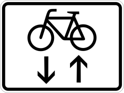 Radverkehr im Gegenverkehr (ungültig seit 01.04.2017)