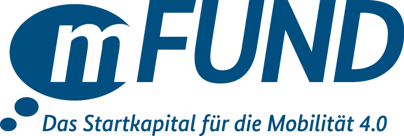 Logo von mFUND, dem Startkapital für die Mobilität 4.0